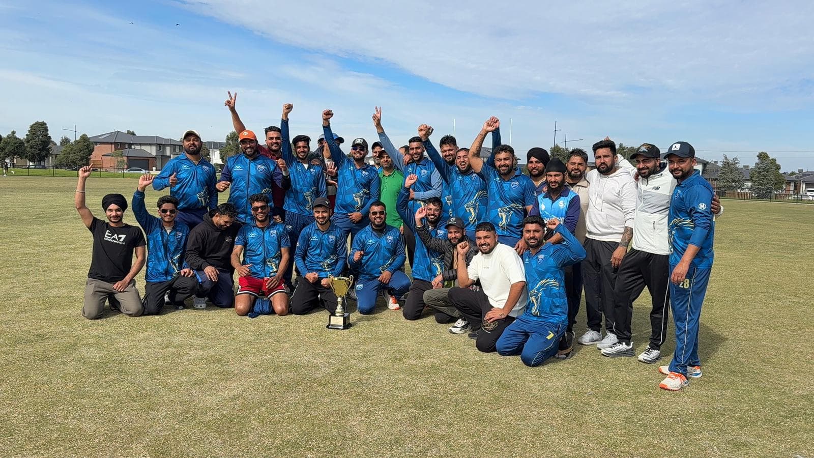 Northern Stars Cricket Club players on the ground